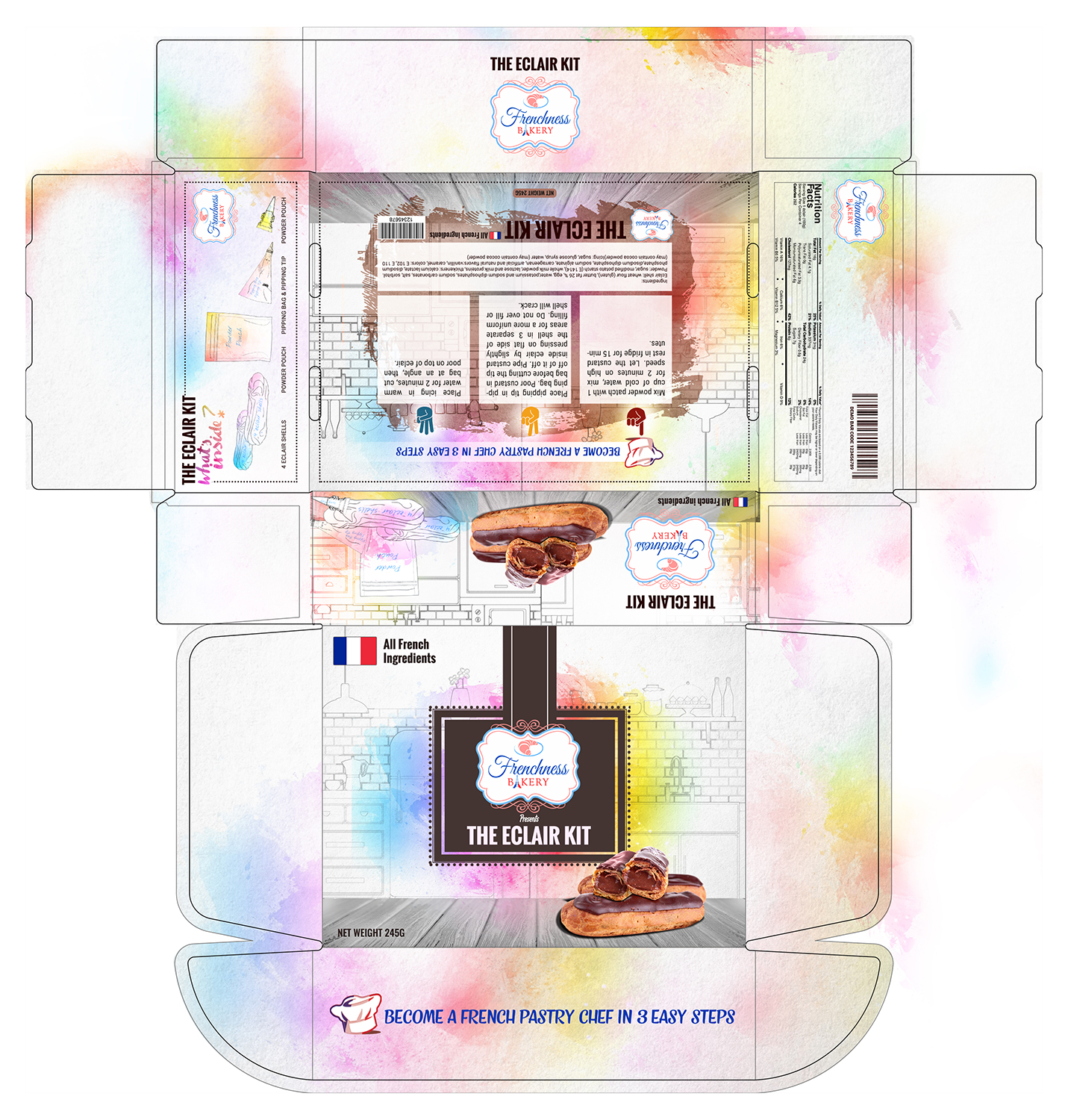 Packaging Design by SAI DESIGNS for Frenchness, LLC | Design #16216902