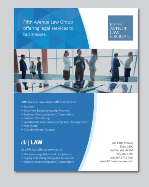 Advertisement Design by alex989 for Fifth Avenue Law Group | Design: #15946509
