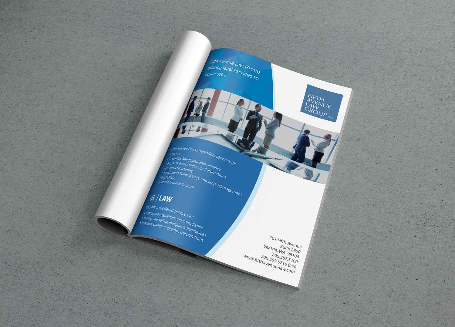 Advertisement Design by alex989 for Fifth Avenue Law Group | Design #15946510