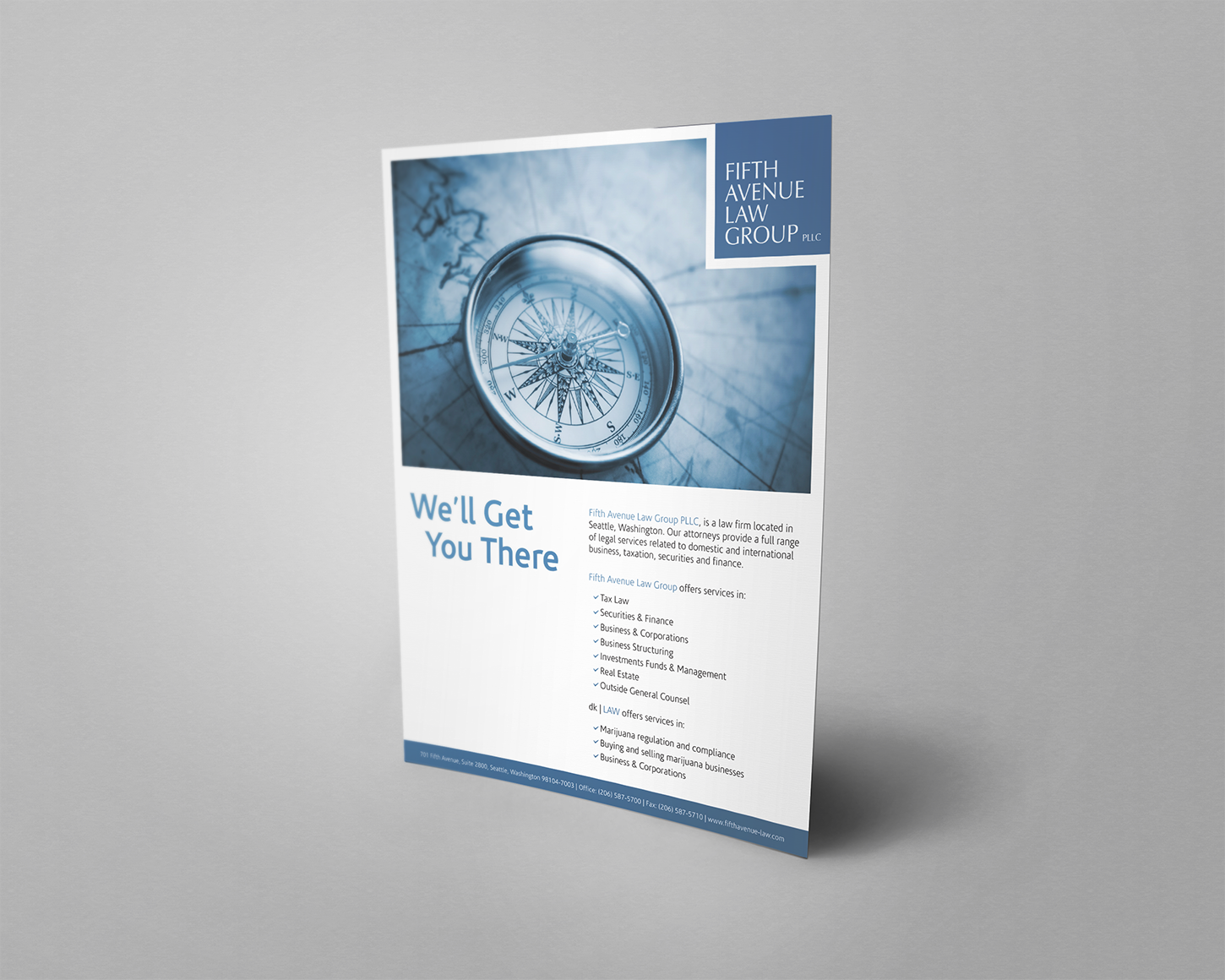 Advertisement Design by Alexandar for Fifth Avenue Law Group | Design #15968400