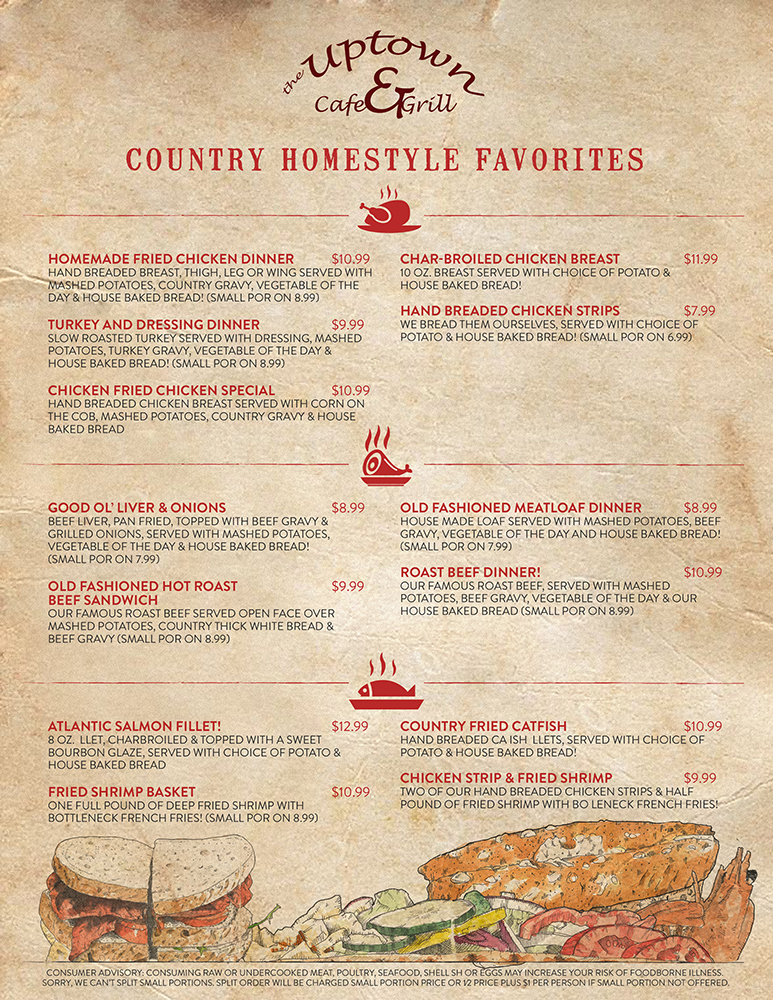 Diseño de Menú por mrmrnjr para uptown cafe/club d'est | Diseño #15937055