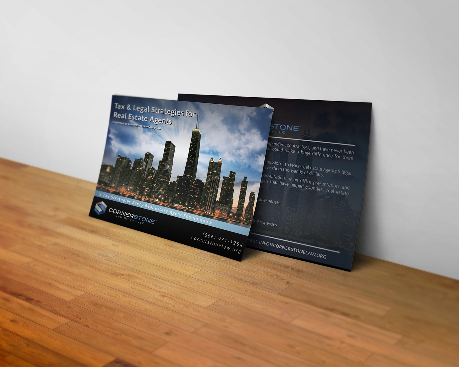 Postkarten-Design von Alexandar für CORNERSTONE LAW GROUP | Design #15834934