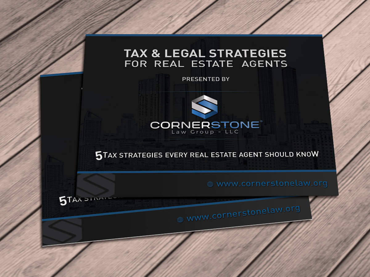 Postcard Design by Aether Designs for CORNERSTONE LAW GROUP | Design #15845078