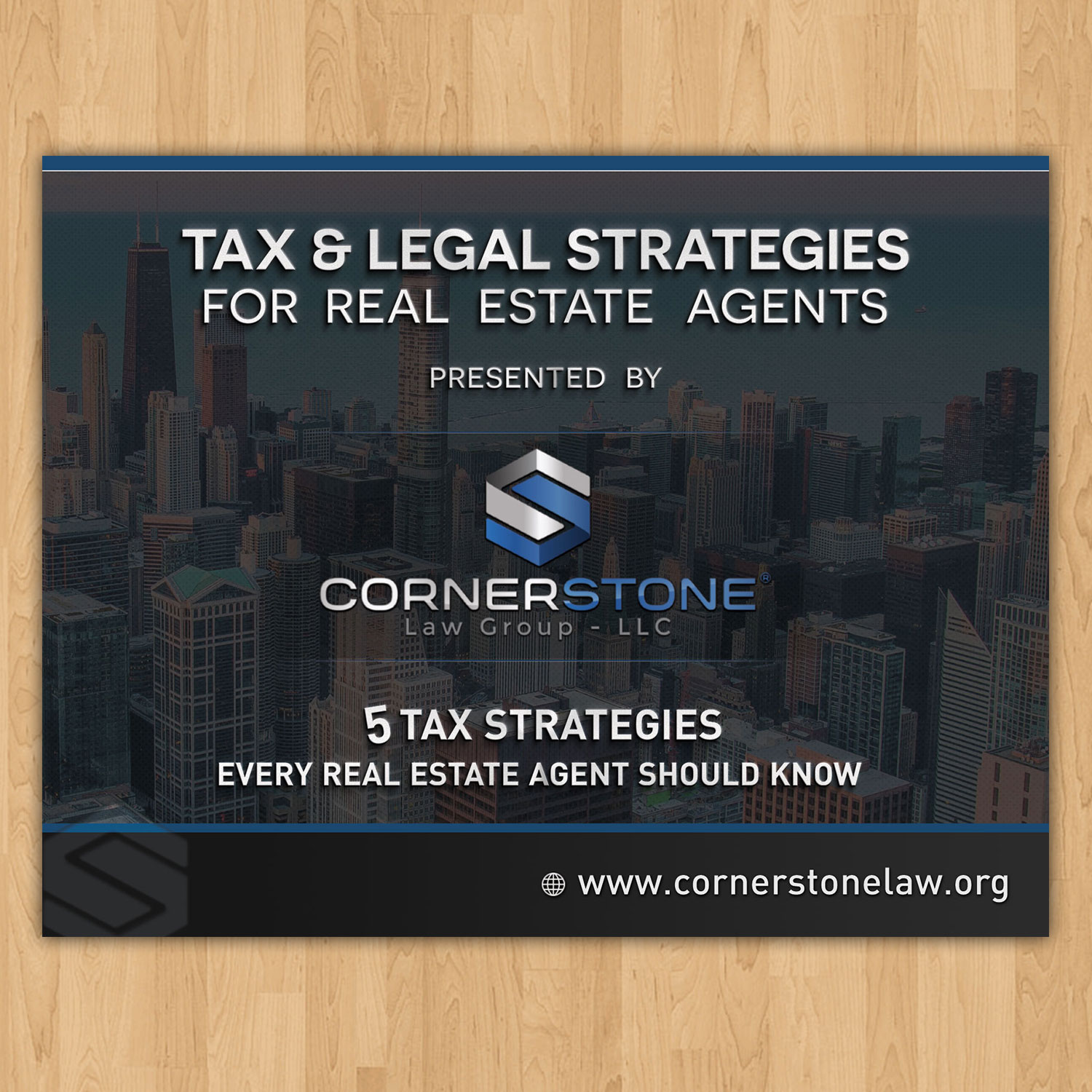 Postcard Design by Aether Designs for CORNERSTONE LAW GROUP | Design #15874328