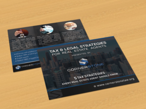 Diseño de Postal por Aether Designs para CORNERSTONE LAW GROUP | Diseño: #15874379