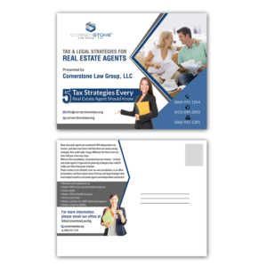 Diseño de Postal por Deepak_9_Malhotra para CORNERSTONE LAW GROUP | Diseño: #15861367