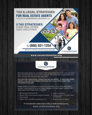 Postcard Design by ecorokerz for CORNERSTONE LAW GROUP | Design #15849507