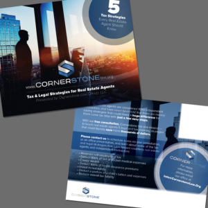 Law Firm Marketing Post Card to Real Estate Agents | Postcard Design by banedsgn