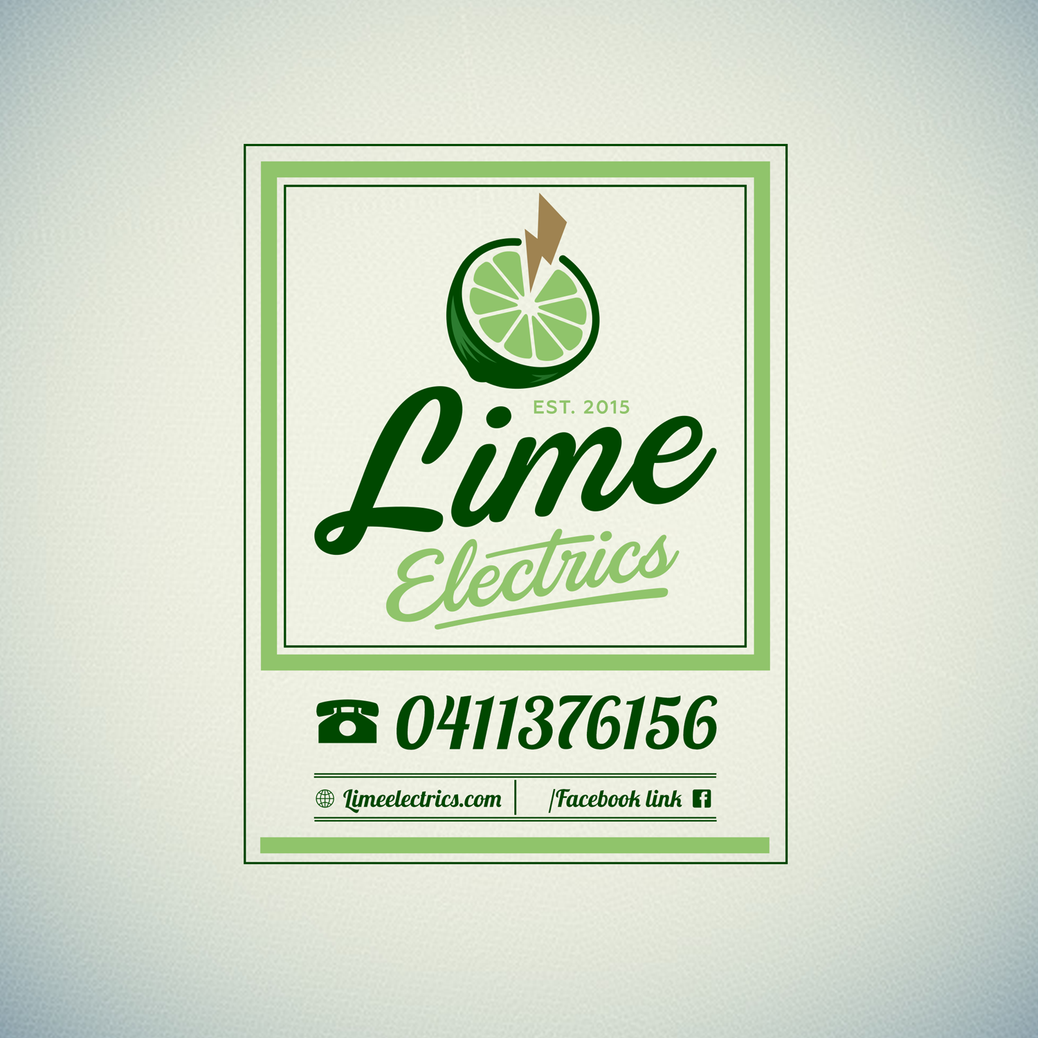 Label Design by Riz' for Lime Electrics  | Design #15880984