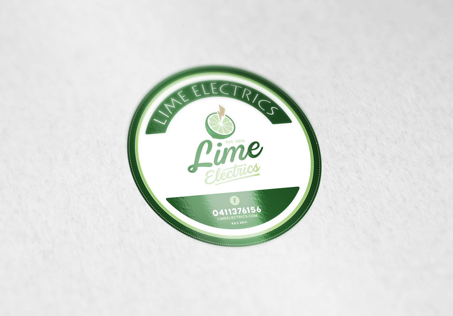 Label Design by Nino Qasoshvili for Lime Electrics  | Design #15854116