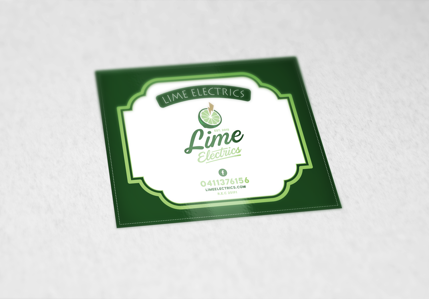 Label Design by Nino Qasoshvili for Lime Electrics  | Design #15880535
