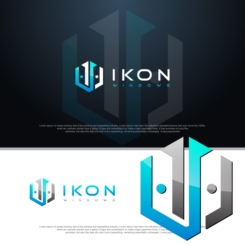 Logo Design by sushsharma99 for Ikon Windows | Design #15838373