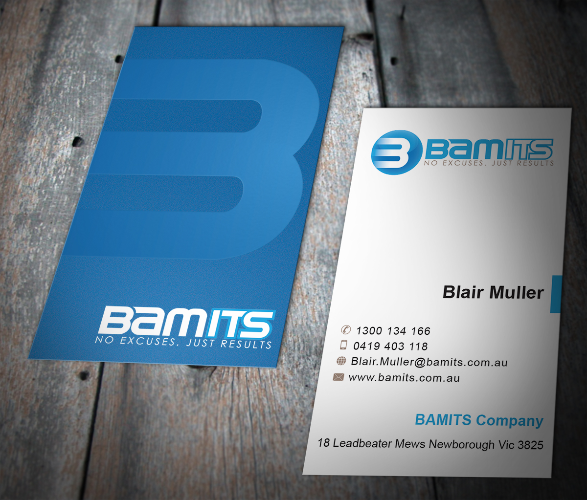 Business Card Design by MT for BAMITS | Design #2655161
