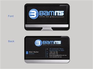 Visitenkarten-Design von Harshan für BAMITS | Design: #2653452