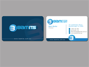 Business Card Design by Harshan for BAMITS | Design: #2660423