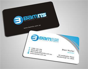Business Card Design by SKYdesign for BAMITS | Design: #2613732