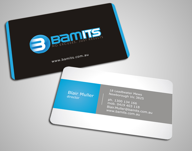 Business Card Design by SKYdesign for BAMITS | Design #2613735
