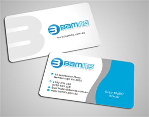 Business Card Design by SKYdesign for BAMITS | Design: #2613739