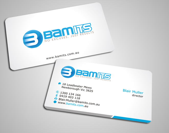 Business Card Design by SKYdesign for BAMITS | Design #2613741