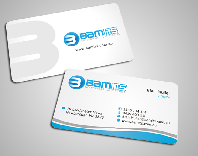 Business Card Design by SKYdesign for BAMITS | Design #2613744
