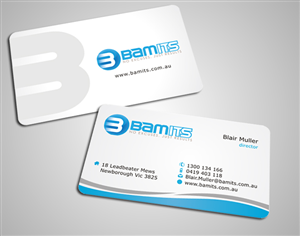 Business Card Design by SKYdesign for BAMITS | Design: #2613744