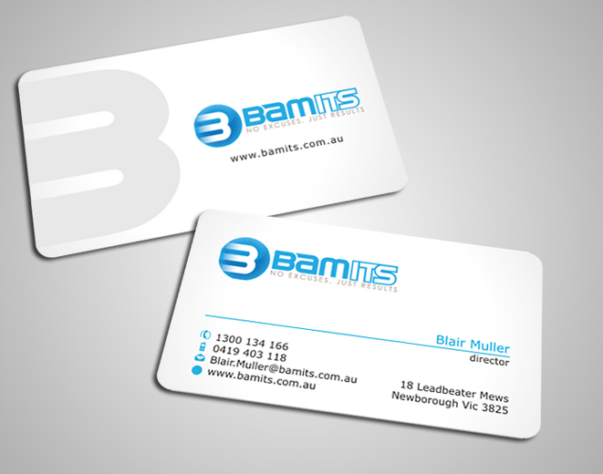 Business Card Design by SKYdesign for BAMITS | Design #2613747