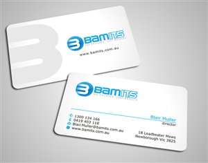Business Card Design by SKYdesign for BAMITS | Design: #2613747
