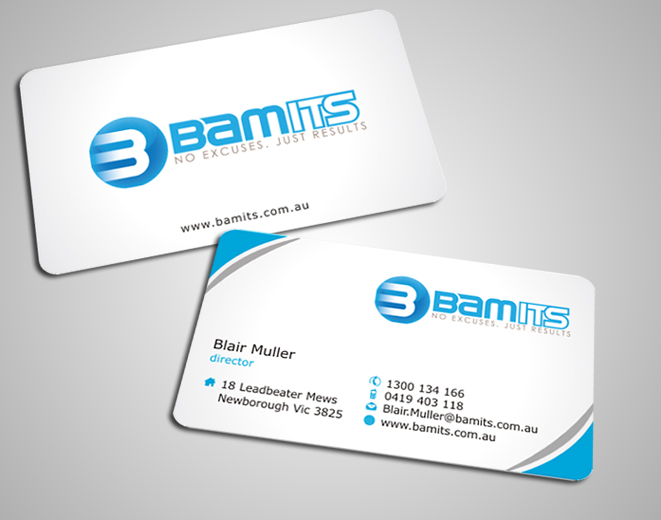 Business Card Design by SKYdesign for BAMITS | Design #2613752