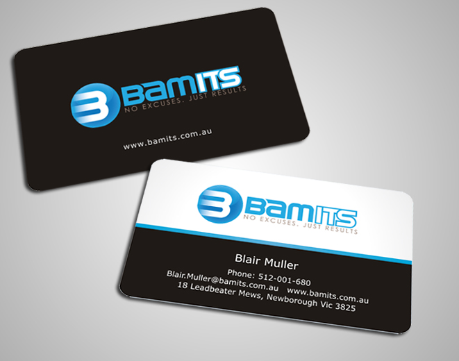 Business Card Design by SKYdesign for BAMITS | Design #2613753