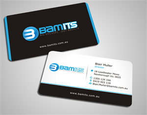 Business Card Design by SKYdesign for BAMITS | Design: #2613757
