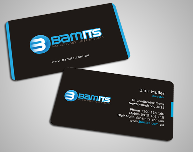 Business Card Design by SKYdesign for BAMITS | Design #2613759