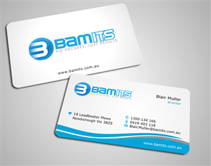 Business Card Design by SKYdesign for BAMITS | Design: #2613761
