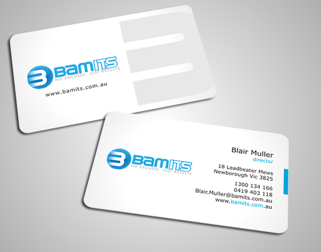 Business Card Design by SKYdesign for BAMITS | Design #2613762