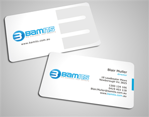Business Card Design by SKYdesign for BAMITS | Design: #2613762