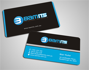 Business Card Design by SKYdesign for BAMITS | Design: #2613765