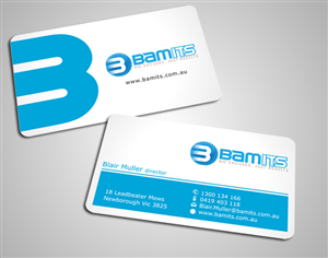Business Card Design by SKYdesign for BAMITS | Design: #2613767
