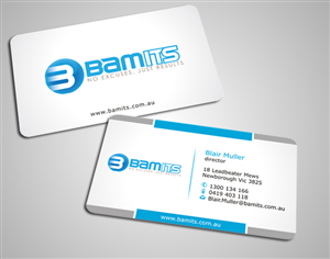 Business Card Design by SKYdesign for BAMITS | Design: #2613768