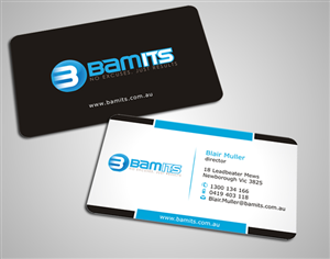 Business Card Design by SKYdesign for BAMITS | Design: #2613771