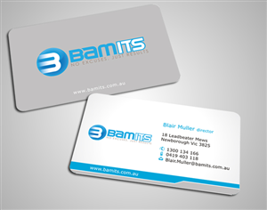Business Card Design by SKYdesign for BAMITS | Design: #2613772