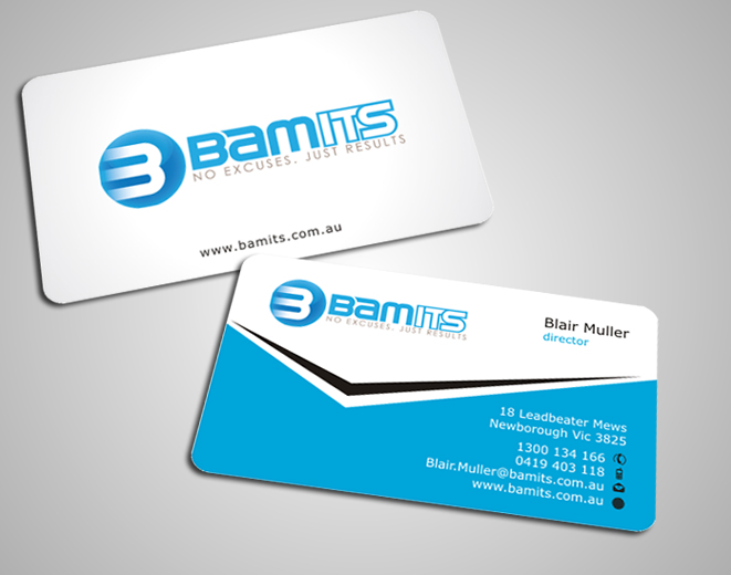 Business Card Design by SKYdesign for BAMITS | Design #2613775