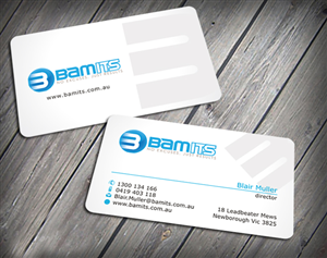Business Card Design by SKYdesign for BAMITS | Design: #2613801