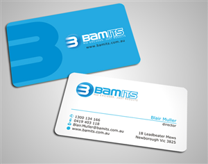 Business Card Design by SKYdesign for BAMITS | Design: #2632121