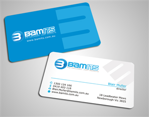 Business Card Design by SKYdesign for BAMITS | Design: #2632131