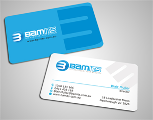 Business Card Design by SKYdesign for BAMITS | Design: #2632133