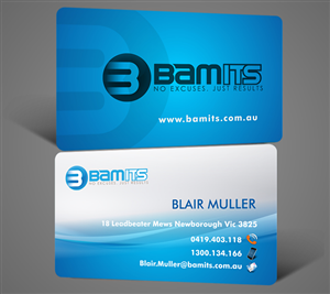 Bamits business card desigin  | Business Card Design by lookedaeng