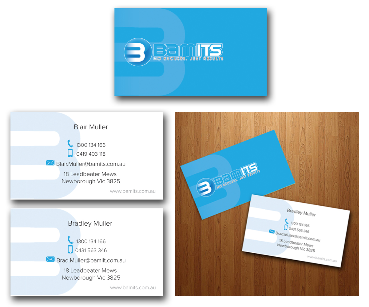 Business Card Design by Sandaru for BAMITS | Design #2610768
