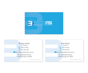Business Card Design by Sandaru for BAMITS | Design: #2612312