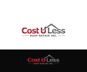 Design de Logo par Mario pour Cost U Less Roof Repair Inc. | Design : #15829479