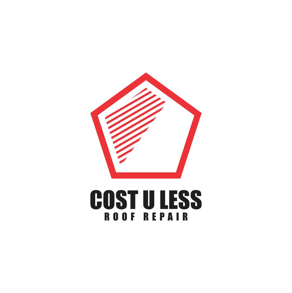 Cost U Less >> Bold Playful Business Logo Design For Cost U Less Roof Repair Inc Cost U Less >> Bold Playful Business Logo Design For Cost U Less Roof Repair Inc