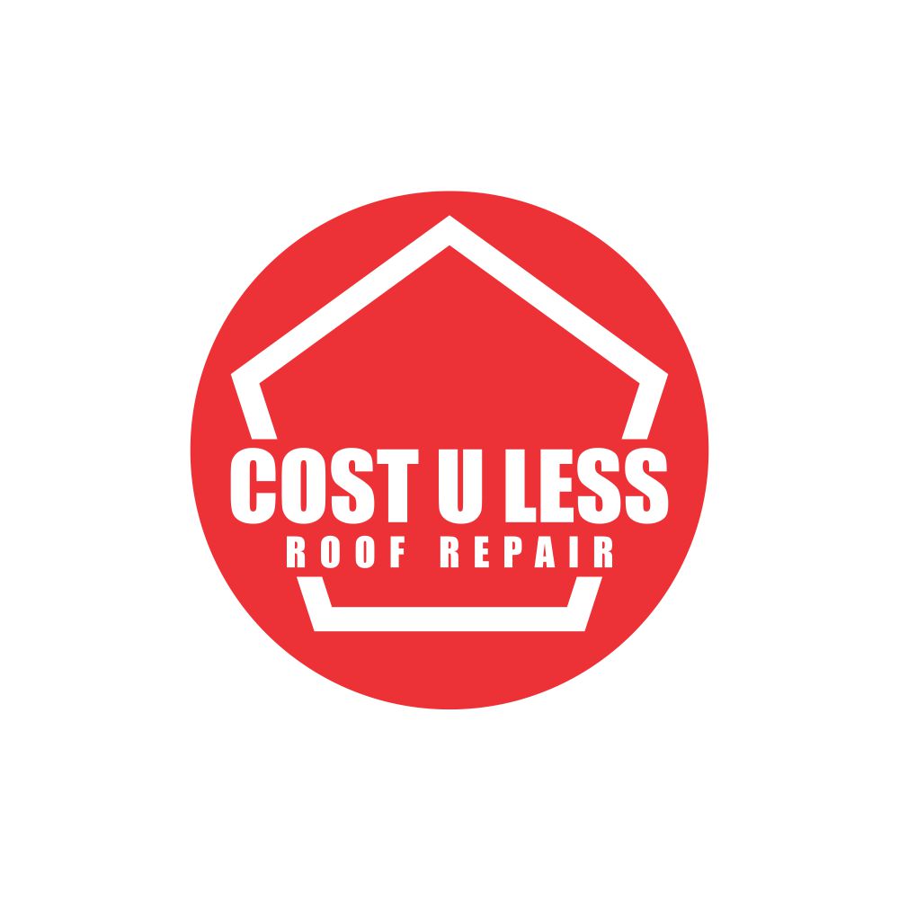 Logo Design by AdrianSirbDesign for Cost U Less Roof Repair Inc. | Design #15878642